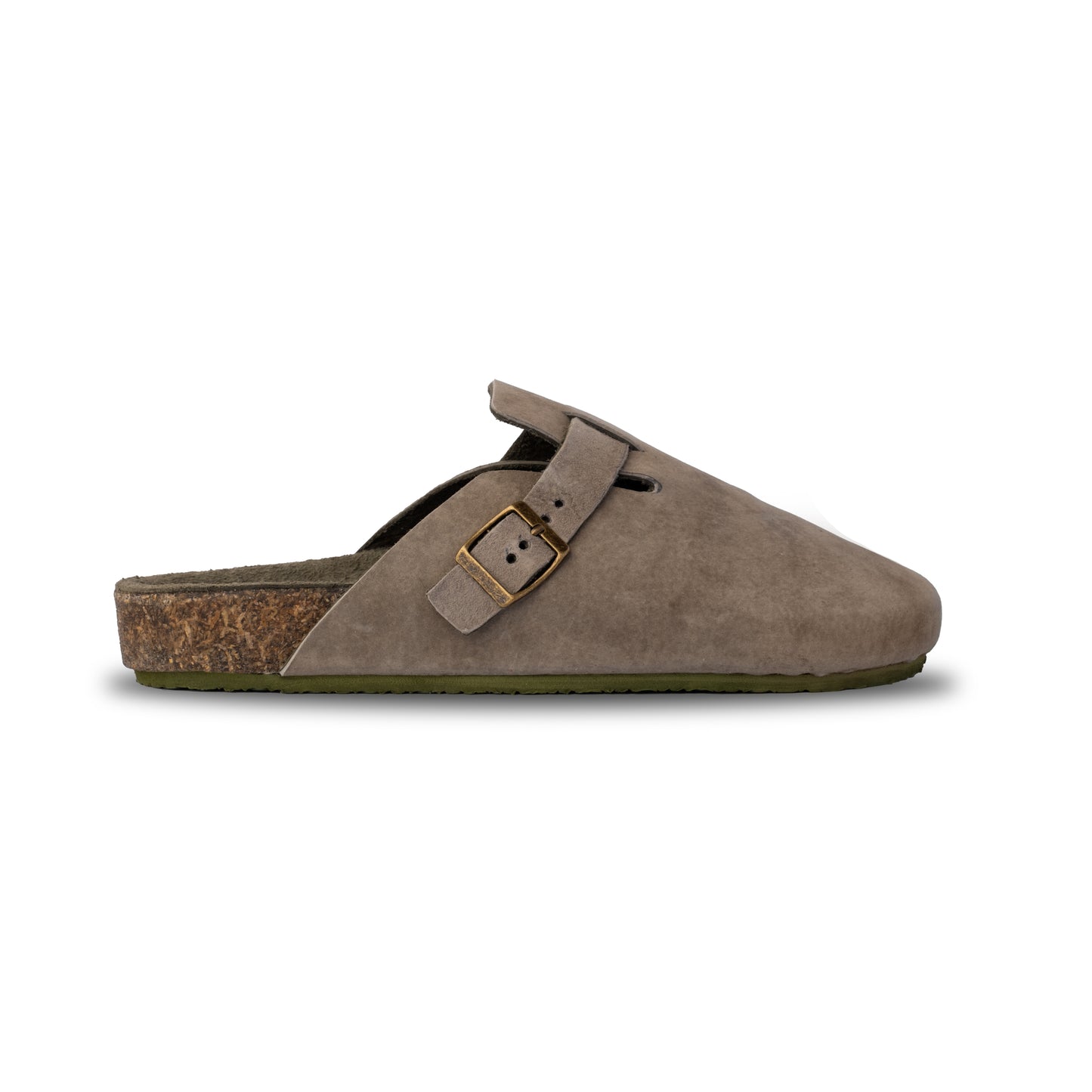 MANILA Clogs in Olive Green