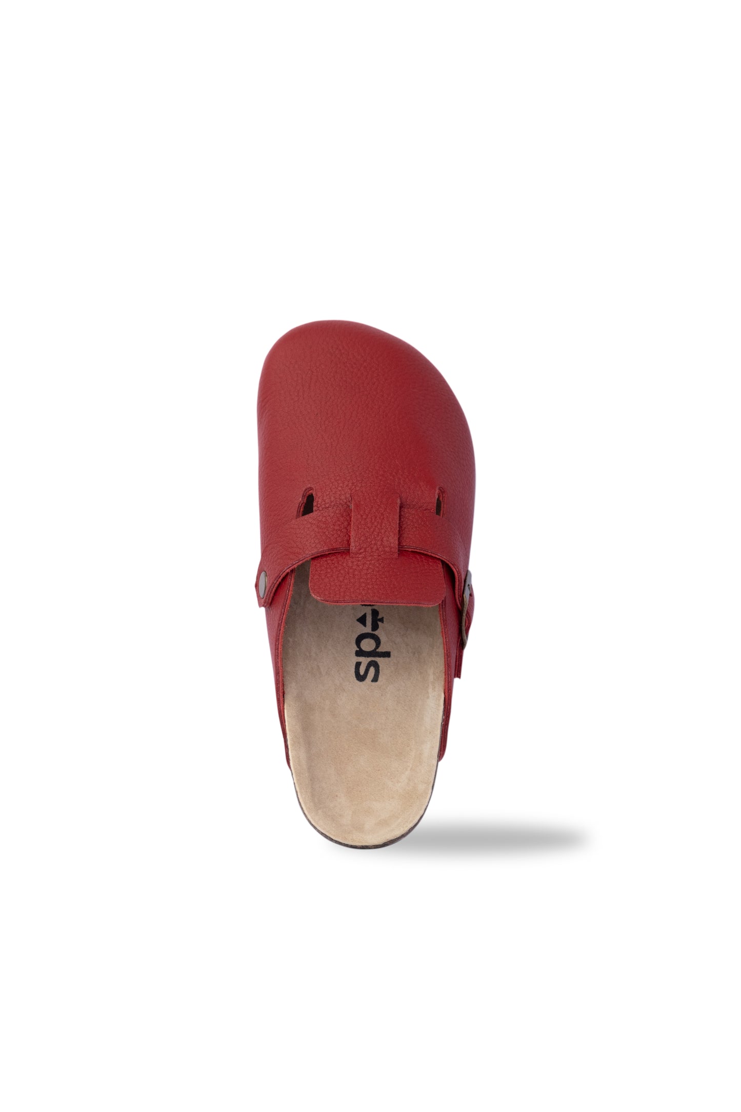 MANILA Clogs in Red Bulgaro Leather